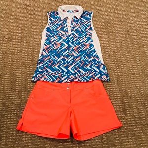 Girls golfing outfit